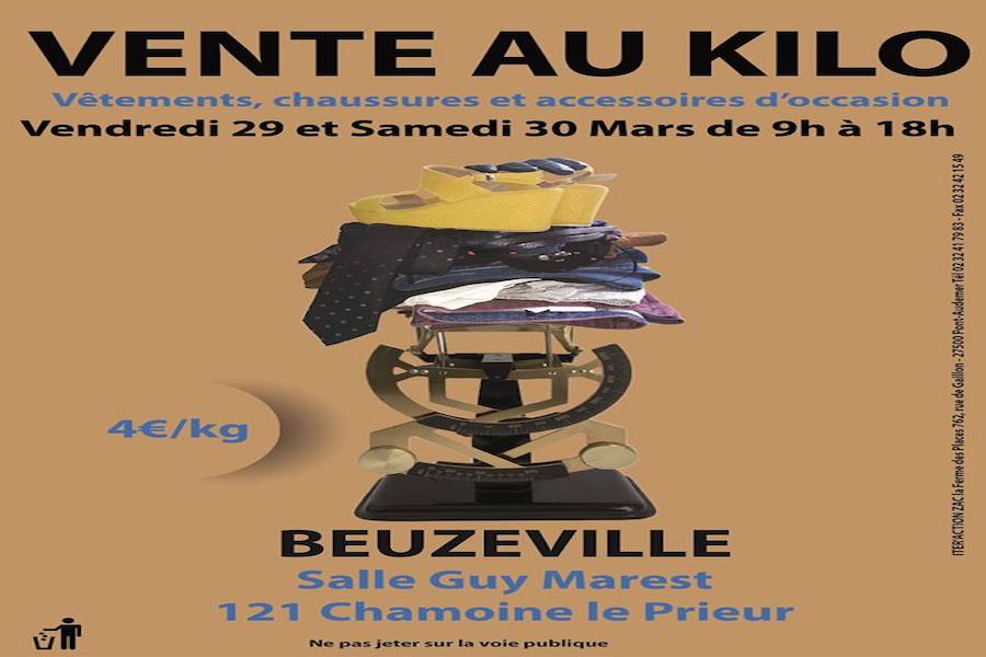 Vente de vetements au kilo Mairie de Beuzeville Mairie de Beuzeville